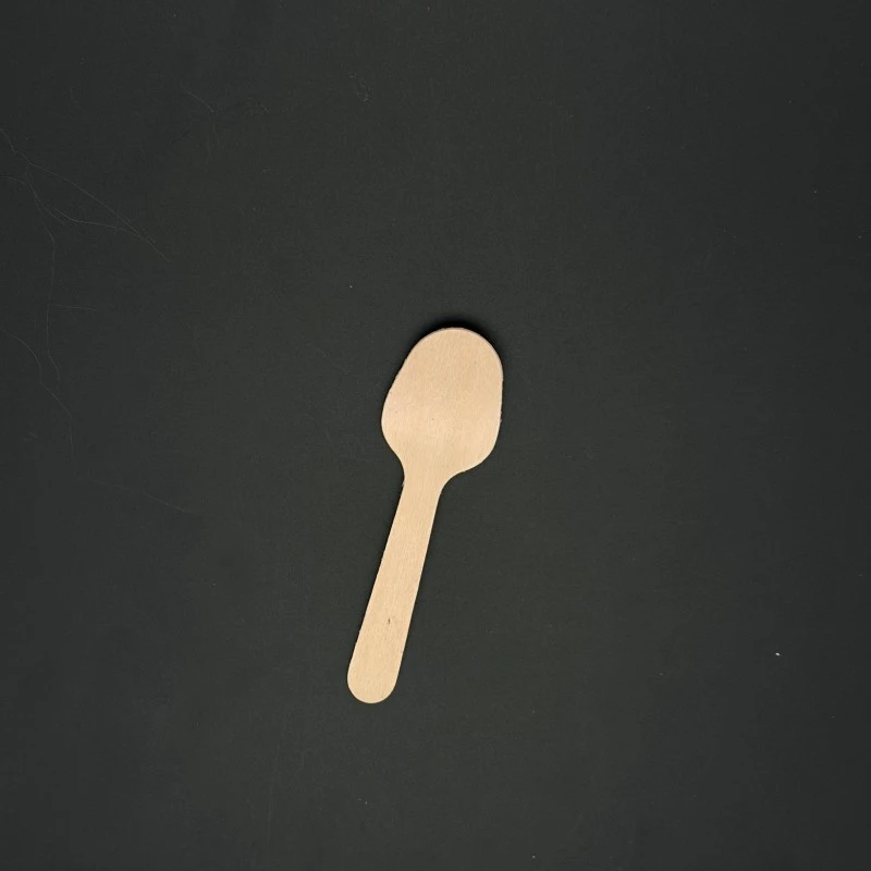 85mm Wooden Ice Cream Spoon Individually Wrapped | Disposable Wooden Spoon Manufacturer suppliers